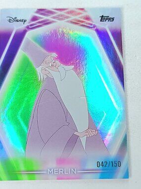 Merlin Topps 2026 Disney Neon Holo Parallel Refractor Limited 042/150